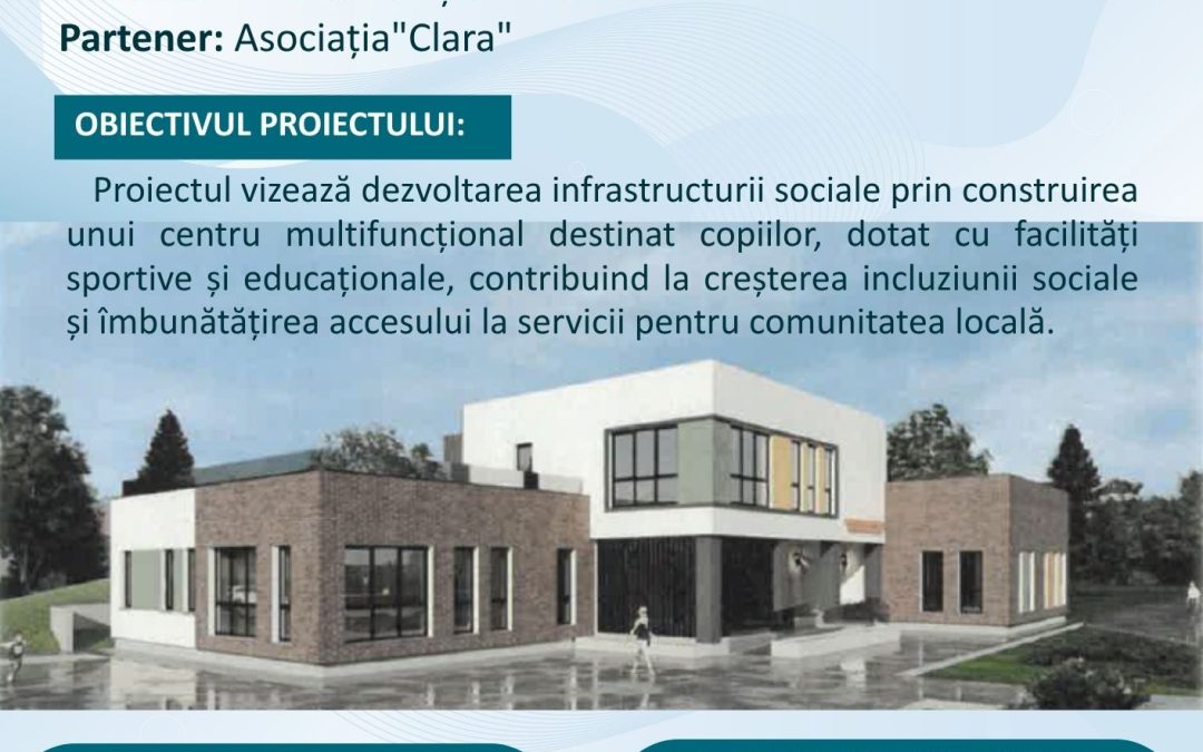 Lucrările de construcție pentru centrul multifuncțional din sat Pădureni sunt în desfășurare